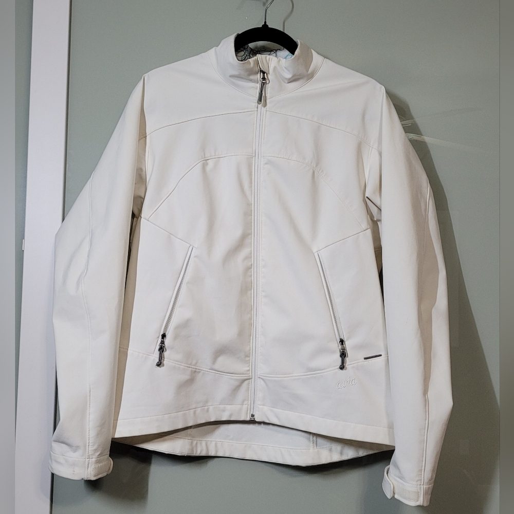 Avia White Shell Athletic Jacket